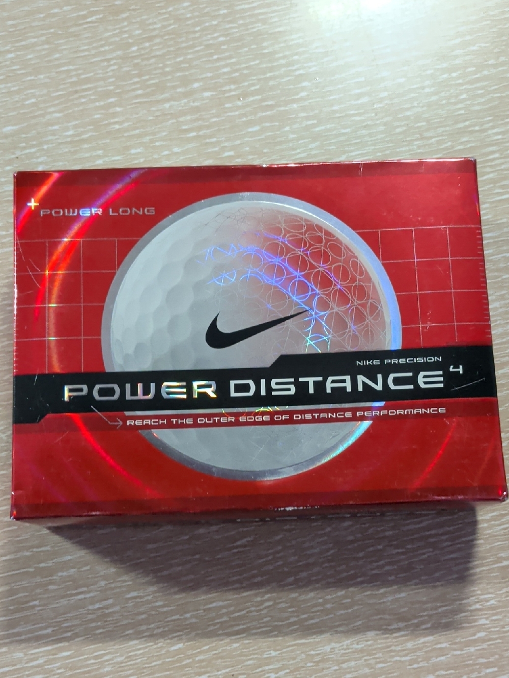 Brand New NIKE Precision Power Long Distance 4 Four-Pack (4 Golf Balls Each)